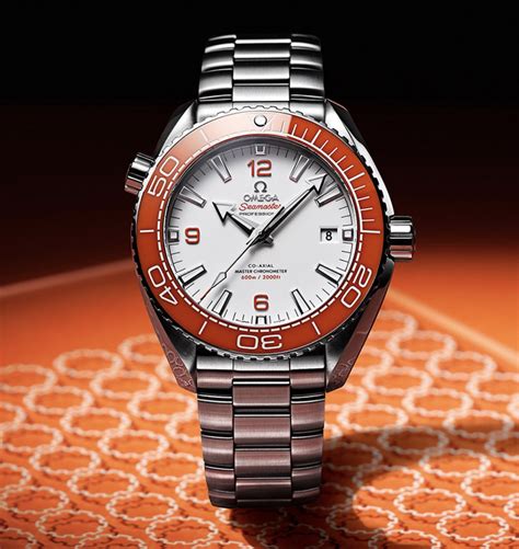 omega seamaster bumper orange copper color dial